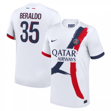 Camisetas Paris Saint Germain Lucas Beraldo 35 Segunda 2024-25 - Hombre